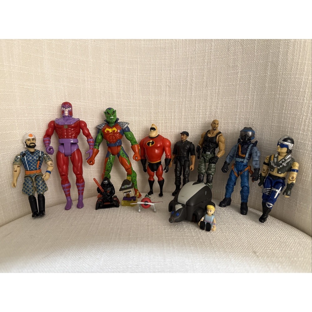 Mixed Toys Lot Assorted Brands / Characters‎ Random Figures Mix Vintage 80s 90s